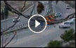 فيديو يوثّق تزحلق سيارات بسبب الصقيع على الشارع في منطقة العيساوية بالقدس 