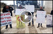 تظاهرة لأهالي الجولان أمام محكمة الناصرة ضد شركات المراوح 