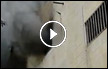 القدس : حريق كبير في معهد ديني والبحث عن عالقين