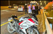 اصابة سائق دراجة نارية بجروح في حادث على شارع 1 قرب موديعين