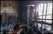 اندلاع حريق داخل منزل في مدينة حيفا