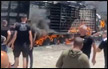 حريق عدد من الشاحنات في المنطقة الصناعية في شفاعمرو