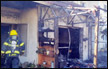 تخليص عالقين جراء حريق بشقة سكنية في كتسرين في الجولان
