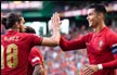 ثنائية رونالدو تقود البرتغال لفوز كبير على سويسرا في دوري الأمم الأوروبية
