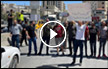 القدس : أهالي كفر عقب يتظاهرون إحتجاجاً على ‘ قطع المياه المستمر ‘