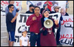 تظاهرة إحتجاجية أمام بلدية القدس ضد قرار هدم بناية سكنية في سلوان
