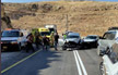 3 اصابات بحادث طرق بين سيارتين قرب القدس