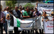 مظاهرة حاشدة لشبكة المنظمات الأهلية في غزة