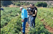 الإعلامي بسام جابر يحل ضيفا على سهل البطوف ويلتقي بالمزارعين هناك