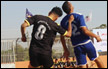 افتتاح البطولة الخامسة لكرة القدم الشاطئية في غزة